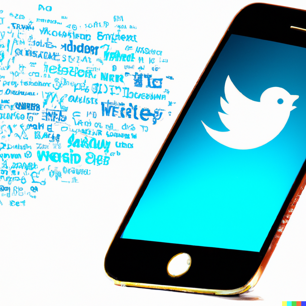 DALL·E 2022-12-12 16.56.32 - Mobility and Twitter, de 140 a 4000 caracteres