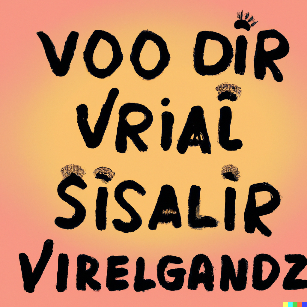 DALL·E 2023-02-06 11.33.42 - No quiero ser viral, quiero ser social