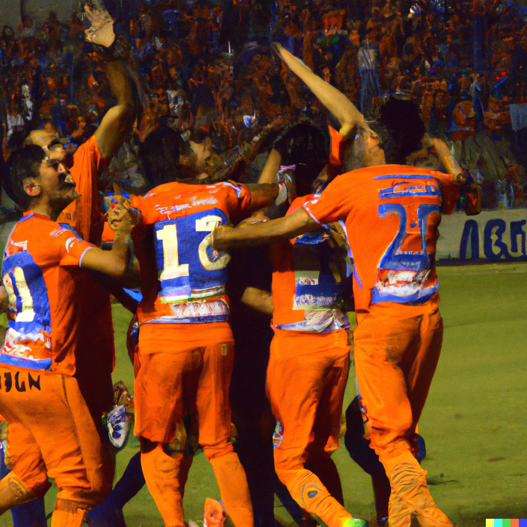 DALL·E 2023-03-27 11.20.35 - final de la Kings League futbol