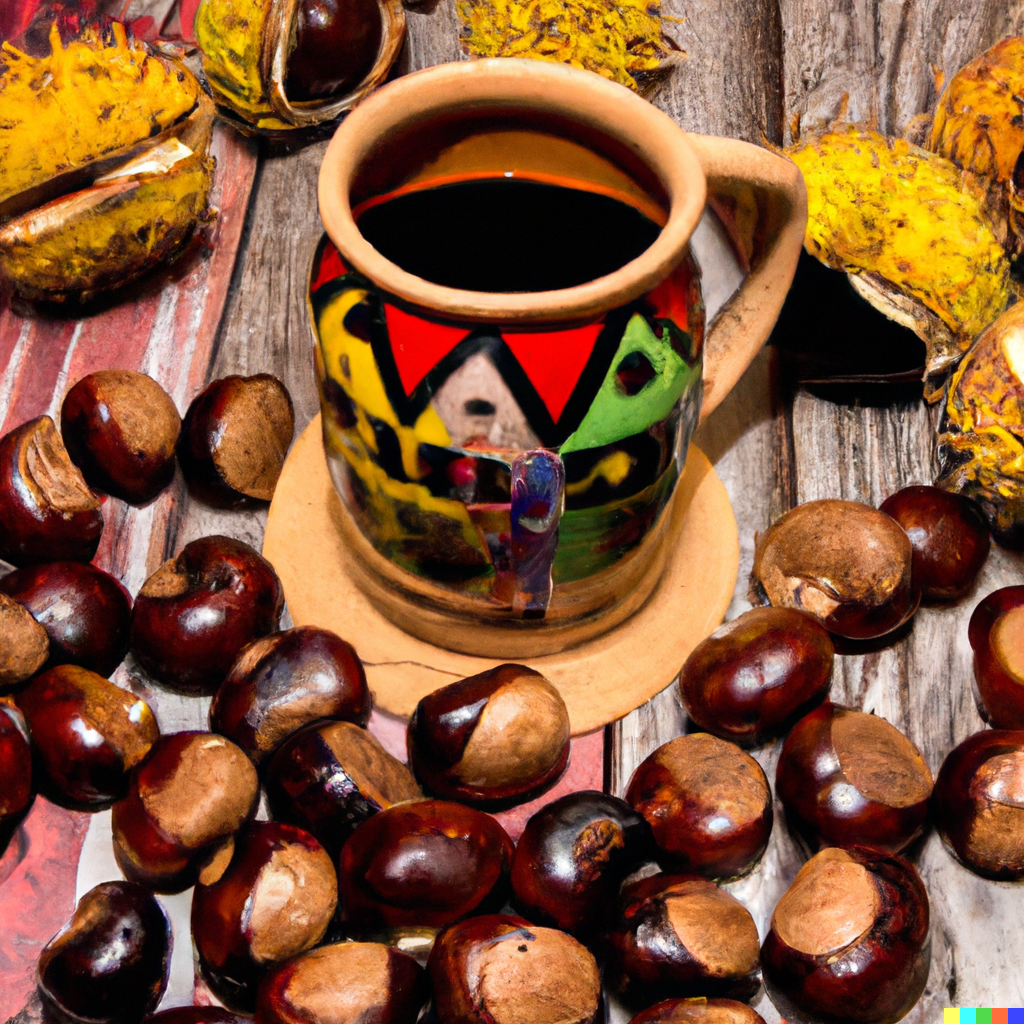 DALL·E 2023-10-30 11.38.04 - Castañada, Halloween o Día de los muertos